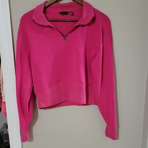 Danskin Pink Quarter-Zip Sweatshirt
